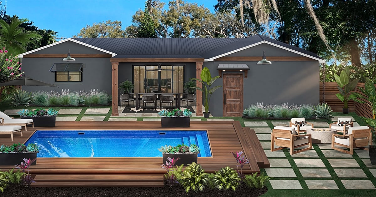 16 Backyard Pool Ideas Visualized - brick&batt