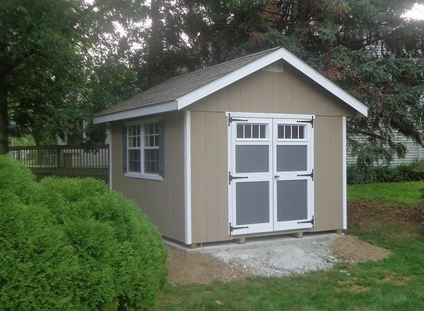 Homestead Storage Shed Kit by Dutchcrafters Amish Furnitu