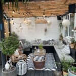 20 Awesome Boho Garden Design Ideas for You | Small patio garden .