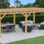 Yardistry 10 x 22 Meridian 100% Cedar Pergola – The Better Backya