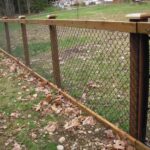 Custom Chain Link and Wood Fen