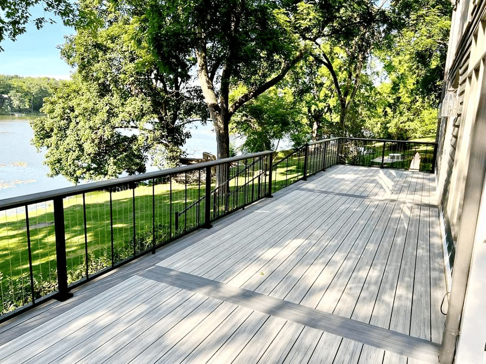 Better Looking Composite Decks, Without Staggering Decking .