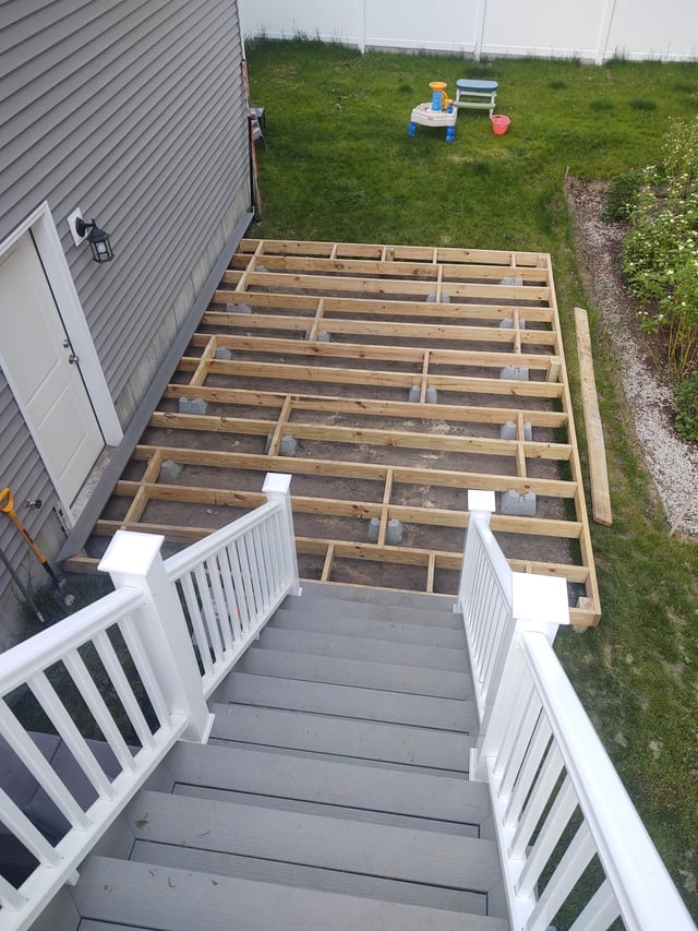 12x16' composite deck I built, how'd I do? : r/Dec