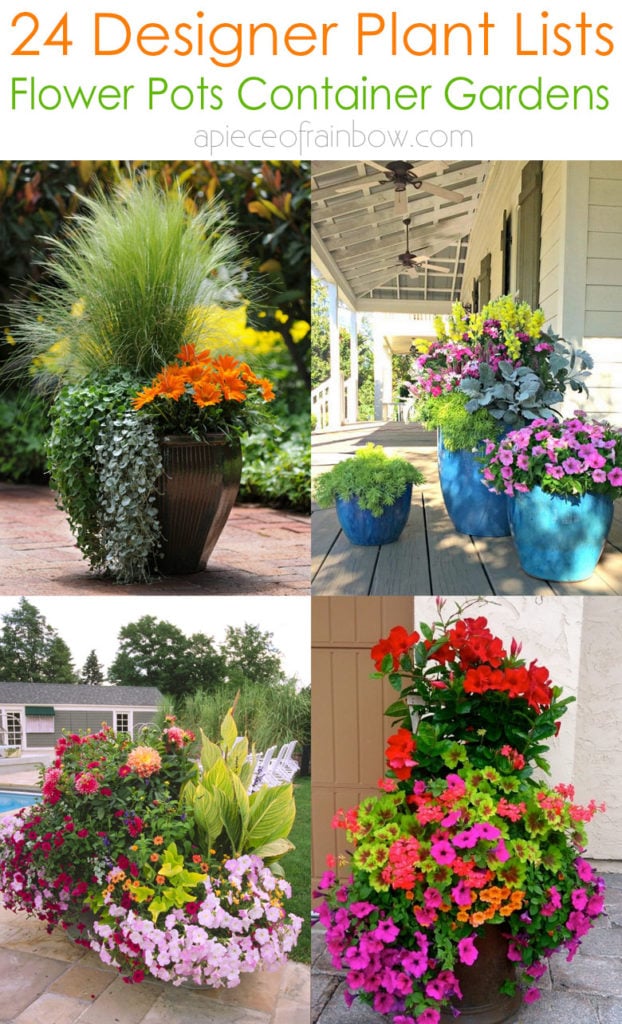 24 Stunning Container Garden Planting Ideas - A Piece Of Rainb