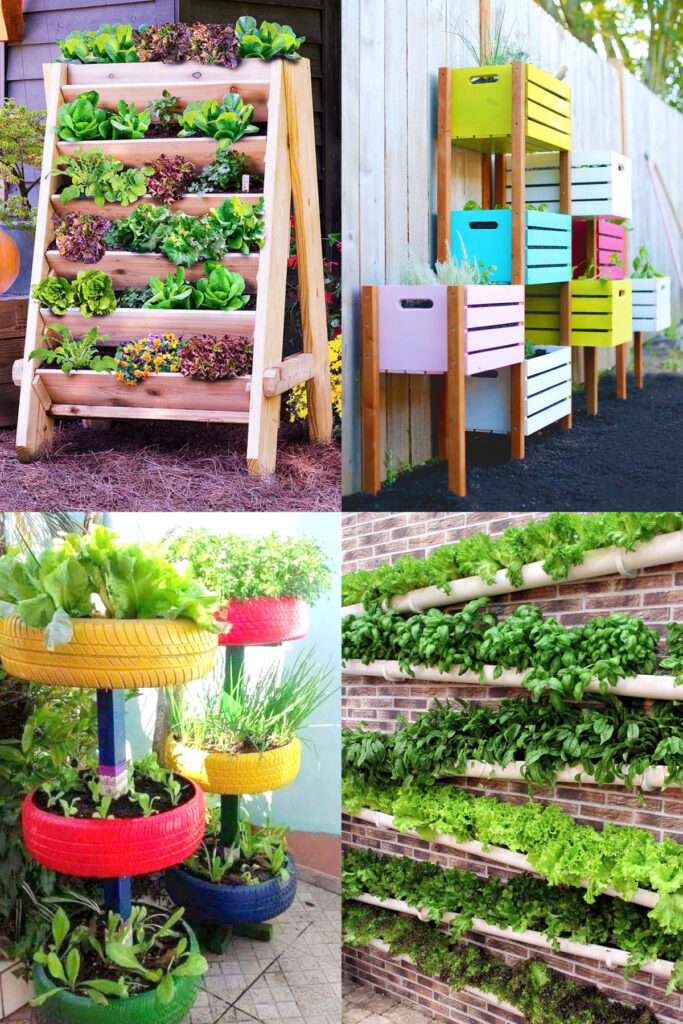 35 Creative Container Vegetable Garden Ideas - A Piece Of Rainb