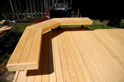 Customizable Deck Benches - Rick's Custom Fencing & Decki