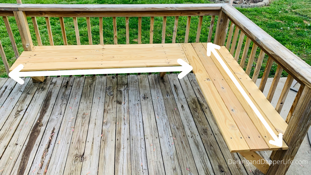 DIY Deck Benches Make the Best Corner Bench Outdoor Seating