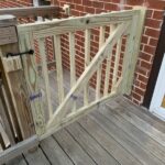 How to add a DIY gate to a deck for a d