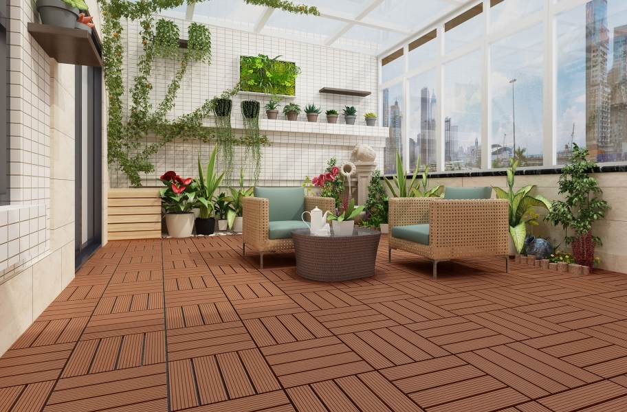 Naturesort Deck Tiles (4 Slat) - Fade Resistant Composite Decking .