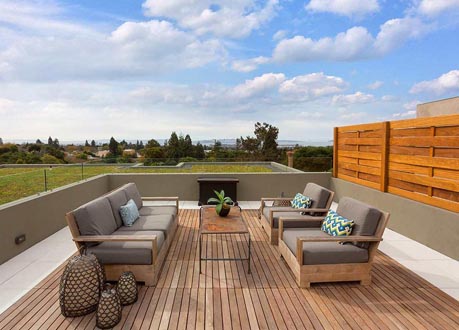 Cumaru Wood Deck Tiles | Tile Tech Pavers® | Roof Pave