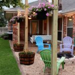 How to Create Sturdy Planted Posts and a DIY Patio Area within any .