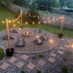 DIY outdoor lighting ideas | Diy backyard patio, Backyard .