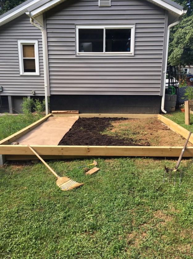 DIY, Budget Backyard Patio – A Small Li