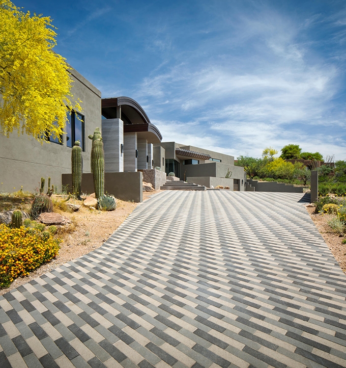 Driveway Design Ideas | Concrete, Edging, Border Desi