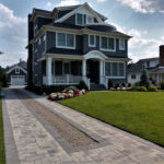 Modern Driveway Landscaping Ideas Using Paving Ston