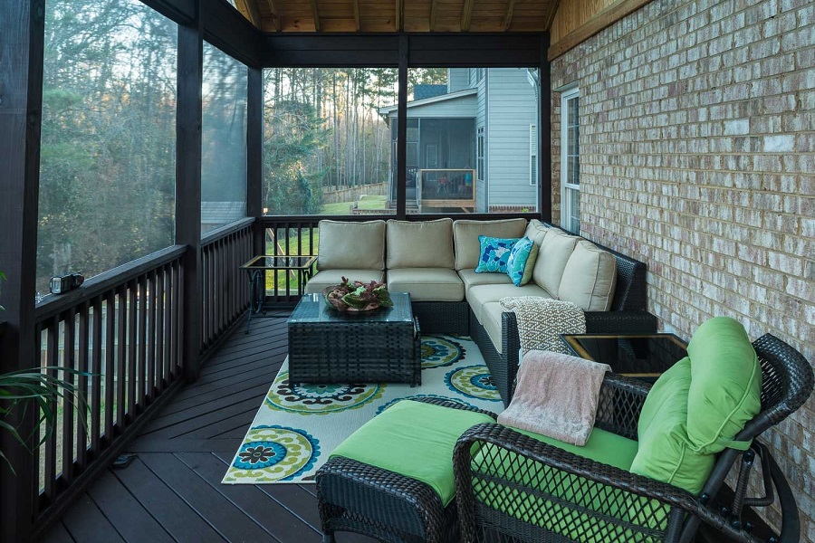 Columbia SC Screened Porch Design Idea