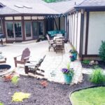 Revealing a creative DIY patio extension with pavers - Designed Dec