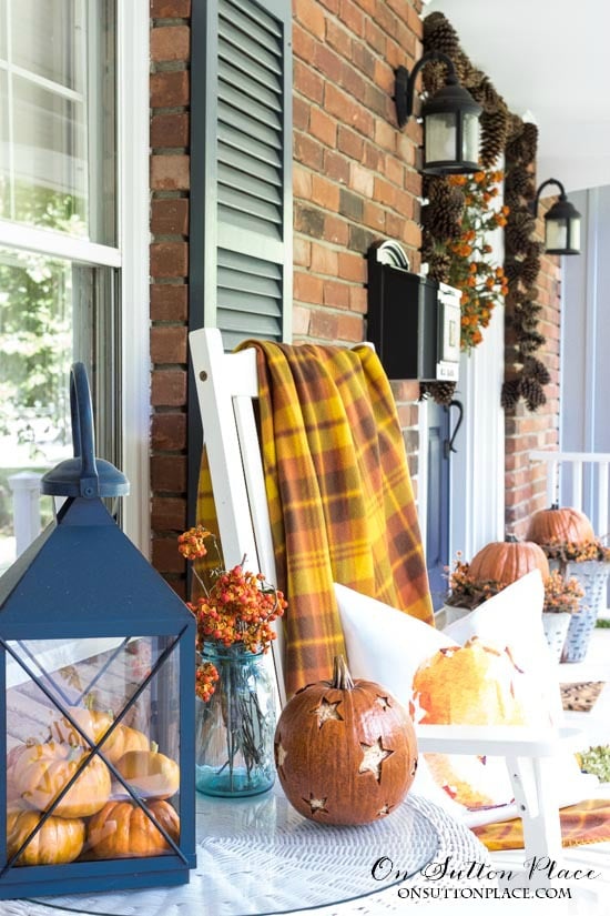 Easy DIY Fall Porch Decor Ideas - On Sutton Pla