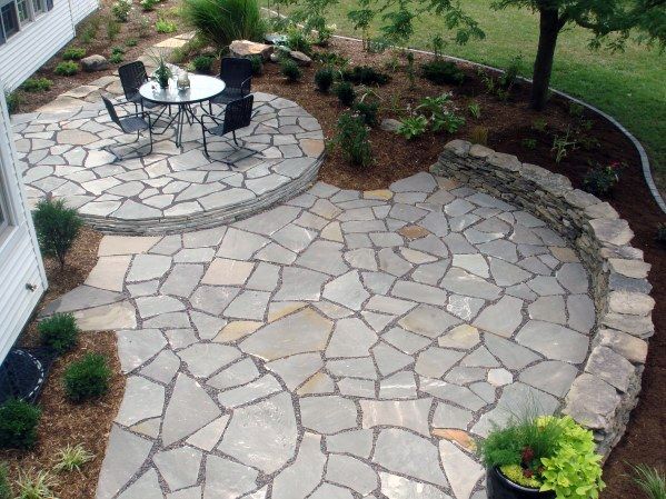 Flagstone Patio Designs | Patio Stones, Flagstone Patio Design .