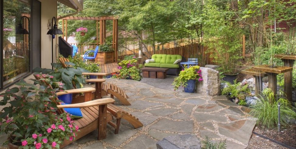 Flagstone Patio Ideas, Cost & How To Install - Landscaping Netwo