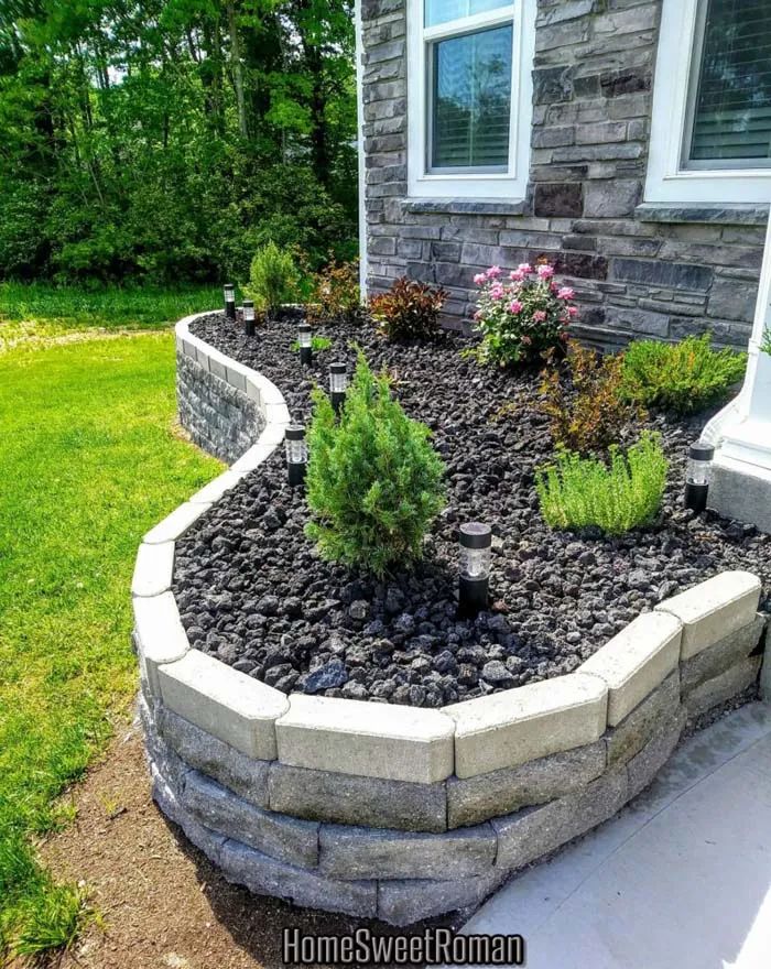 Enhancing Your Home’s Curb Appeal with
Beautiful Flower Beds and Rocks