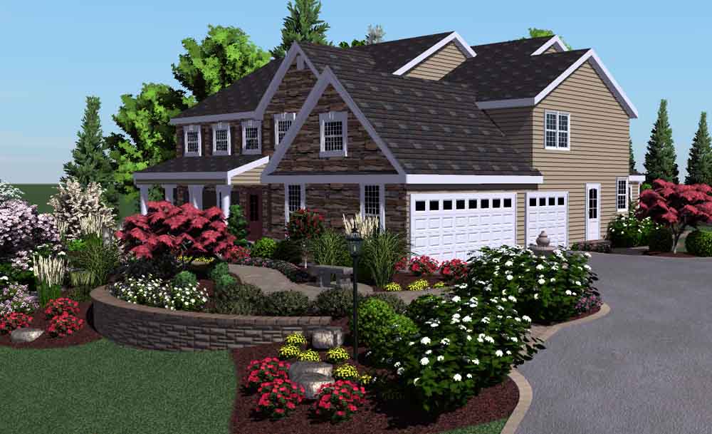 Flower Bed Ideas For The Front Of The House