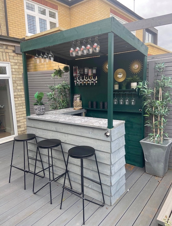 Outdoor Garden Bar Free UK Mainland Delivery as Seen on BBC 1 .