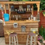 Garden Bar Tiki Bar Man cave Shed Bar Wooden bar | eB