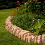 Traditional Stone Border Edging - Pale Cotswo