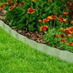 Pure Garden 6.25 in. x 16 ft. Galvanized Steel Lawn Edging .