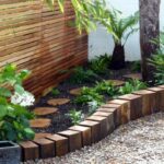 Wooden Garden Bed Edging Ide