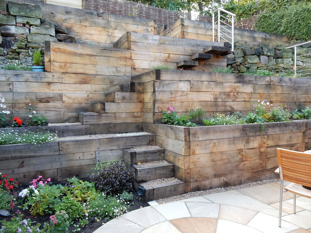 Steep Slope Garden Designs | Garden Designer Staffordshi