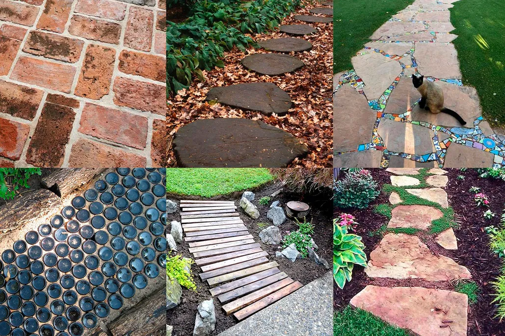 Cheap DIY garden path ideas to get creative with! - Gather