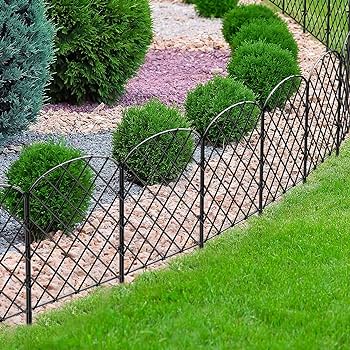 Amazon.com : OUSHENG 19 Pack Decorative Garden Fence, Total 20ft(L .