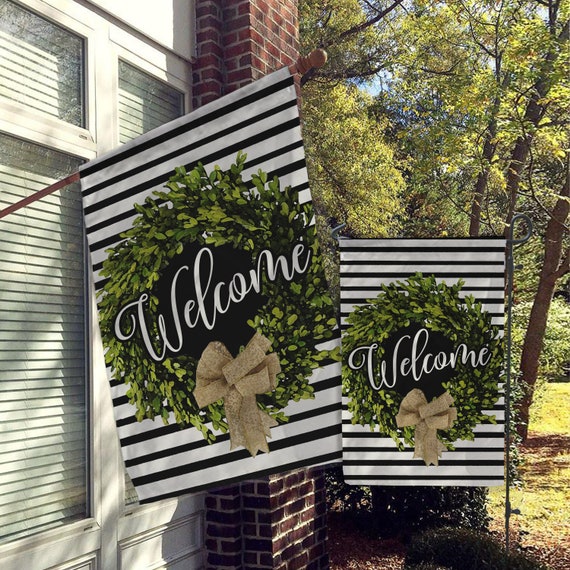 Welcome Garden Flag, House Flag, Garden Flags, Porch Flags, Yard .