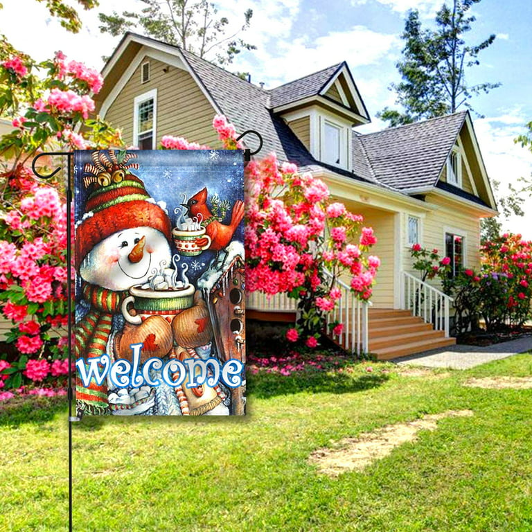 Anley Seasonal Garden Flags Set 4 Seasons Series Spring Summer .