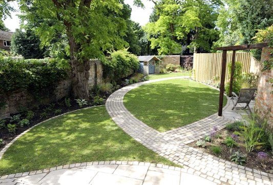 Creative ideas for a long narrow garden design - GardenLife Log Cabi