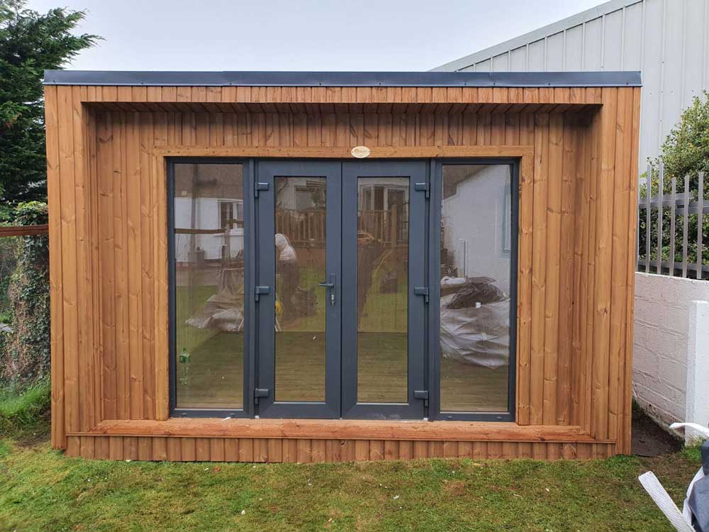 Ecohouse 4.2m x 4.4m ECO GARDEN ROOM - Ideal to Work from Ho