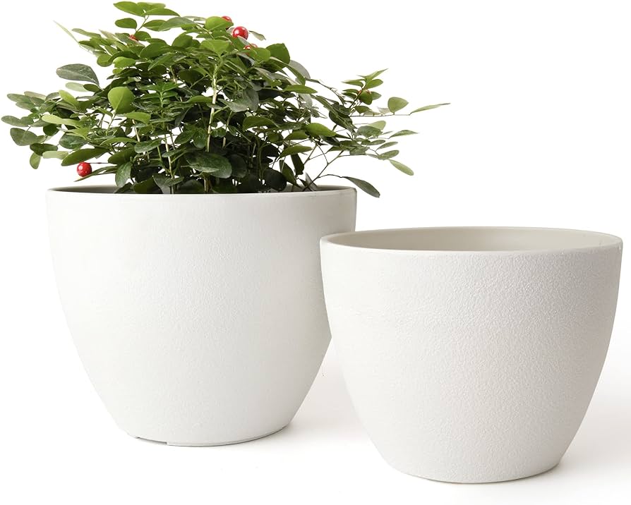 Amazon.com : LA JOLIE MUSE Flower Pots Outdoor Garden Planters .