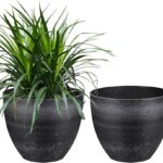 Amazon.com : Fetanten 12.5 Inch Plant Pots Indoor, Large Porch .