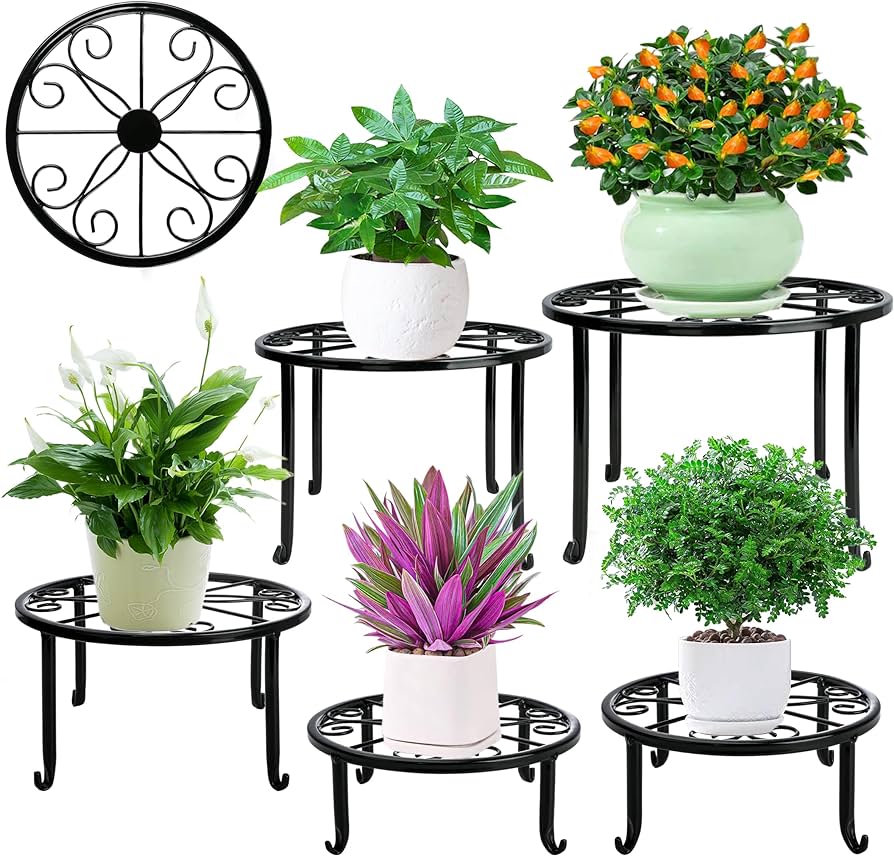 Amazon.com: Metal Plant Stand 5 Pack Plant Stands for Indoor .