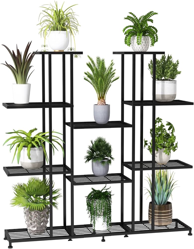 Amazon.com: Metal Plant Stand, large indoor Plant Stands .