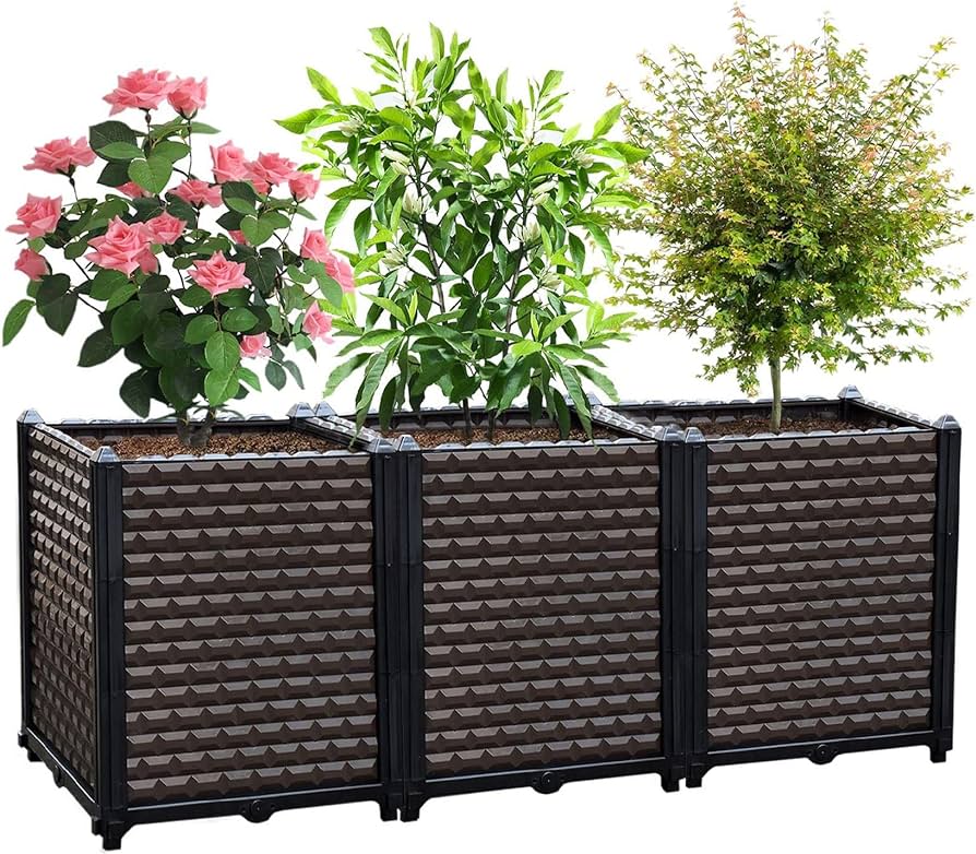 Amazon.com : Large Planters for Outdoor Plants - Deepened 20" H .