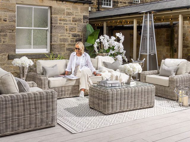 Rattan garden furniture set : Goodhomes Magazi