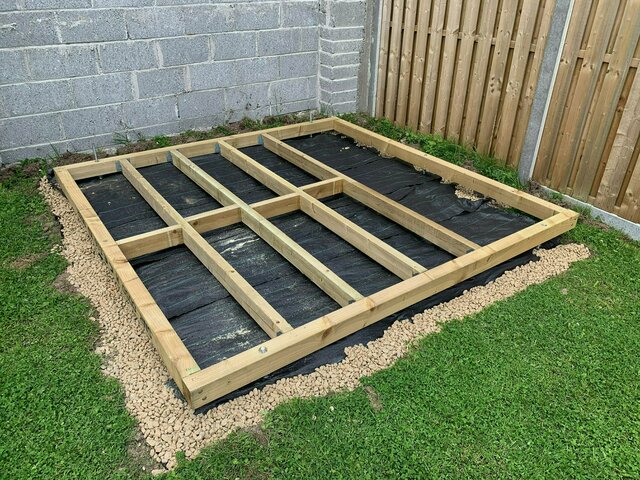 DIY Garden Shed Build - Part 1: Foundations and Base | Diarmuid.