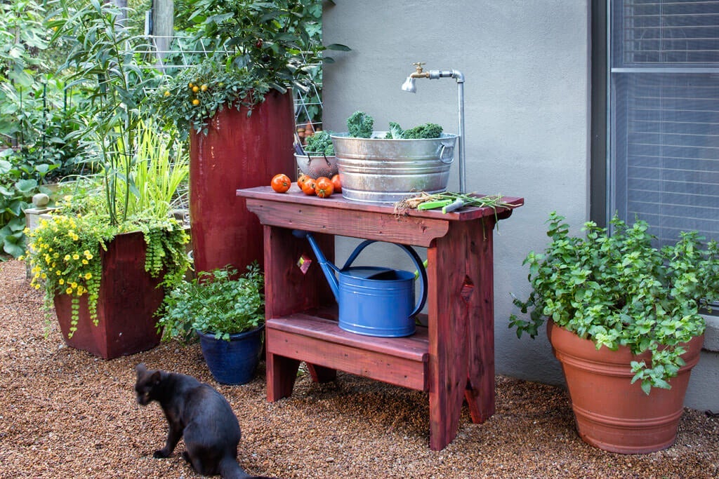 DIY Outdoor Sink with this How-to, Including Materials Needed .