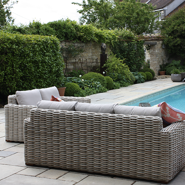 3-seater sofa - Rattan and Teak Furnitu