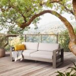 Portside Outdoor Sofa (75"), Weathered Gr