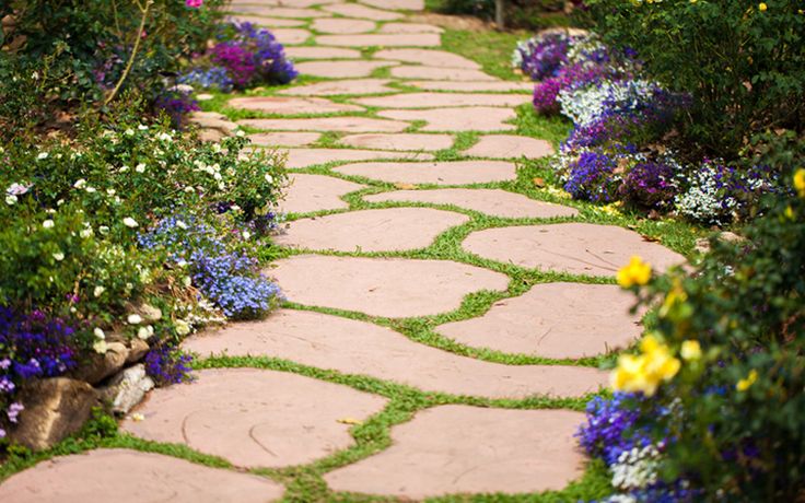 15 Garden Path Ideas With Stepping Stones - Garden Lovers Club .