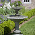 Williamsburg Pineapple 2 Tier Garden Water Founta